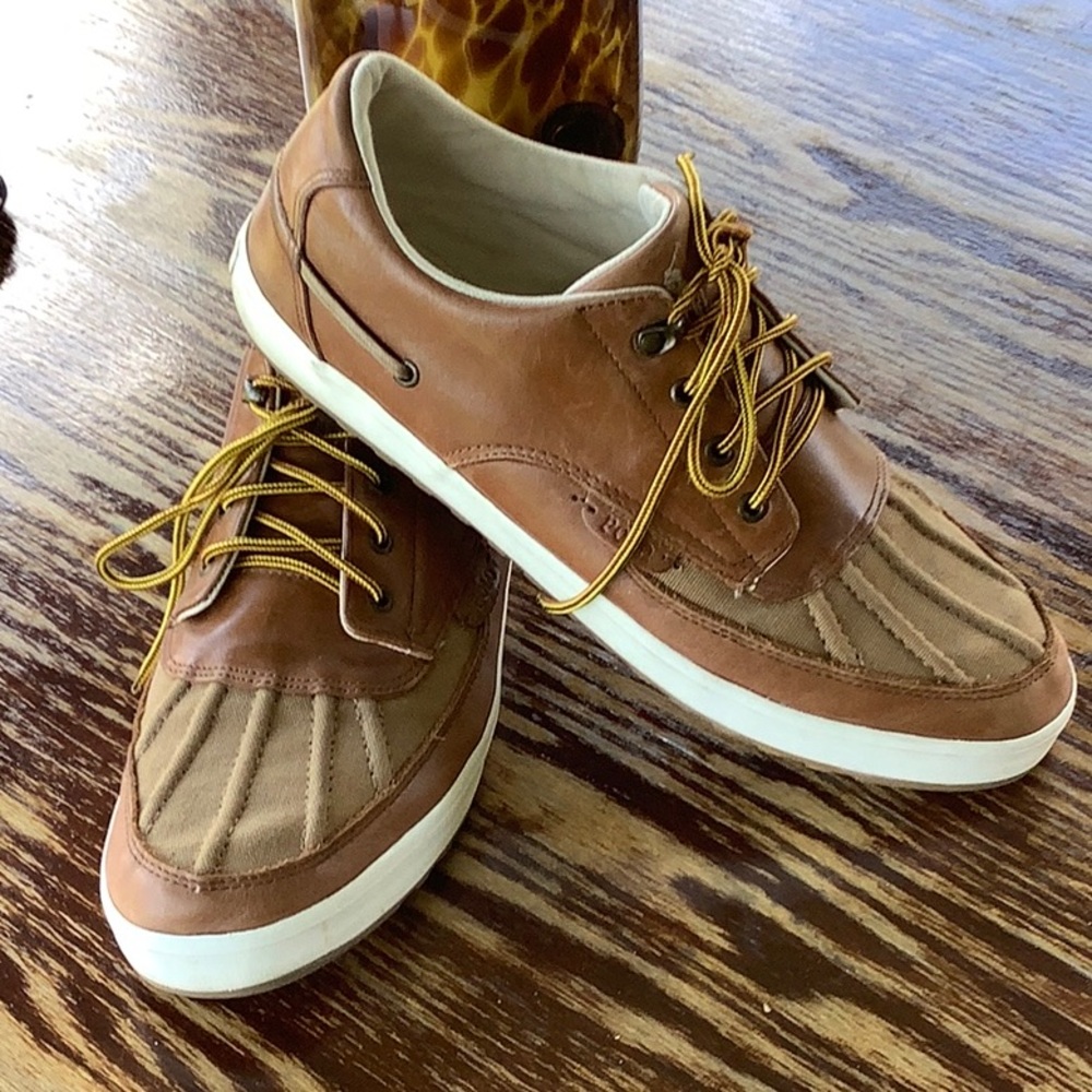 Polo boat shoes sz 14
